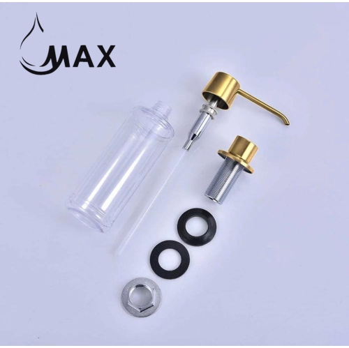 MAX Faucets distributeur de savon et de lotion fini or brossé