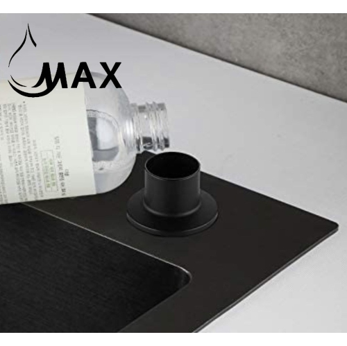 MAX Faucets Soap Dispenser Matte Black Finish