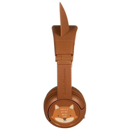 Onandoff BuddyPhones PlayEars+ Bluetoooth Headphones - Brown Fox