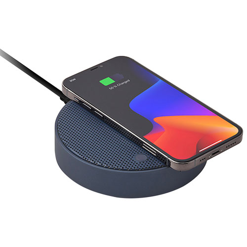 Lexon Oslo Energy+ 10W Wireless Charging Station for Qi-Enabled Devices (LL141DB) - Navy Blue
