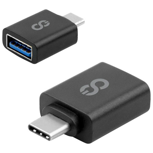 Adaptateur USB-C à USB-A de LOGiiX - Paquet de 2