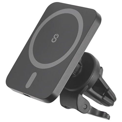 LOGiiX 7.5W Wireless Charging Vent Mount with MagSafe - Black