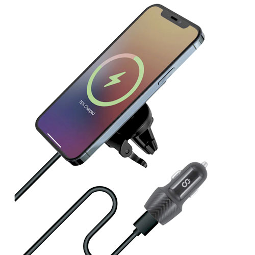 LOGiiX 7.5W Wireless Charging Vent Mount with MagSafe (LGX-13217) - Black