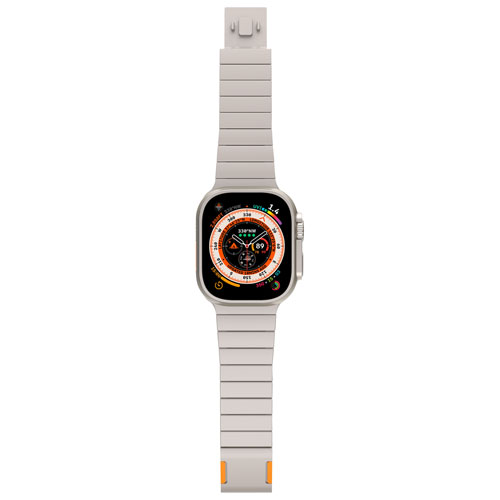 LOGiiX Aluminum Watch Band for Apple Watch Ultra 42/44/45/49mm - Titanium