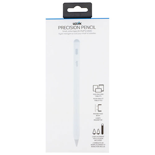 LOGiiX Precision Pencil for iPad - White