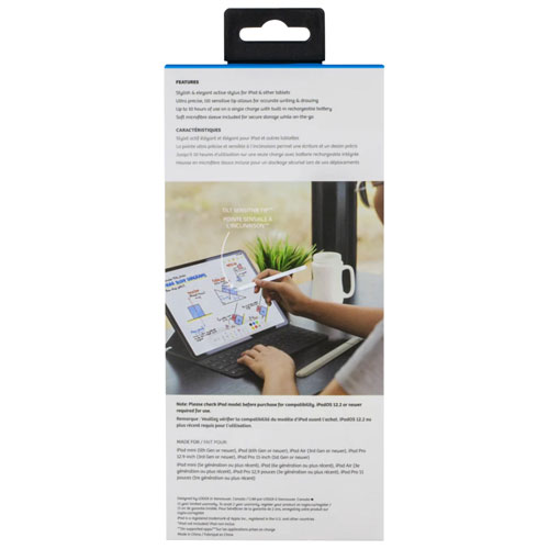 LOGiiX Precision Pencil for iPad - White