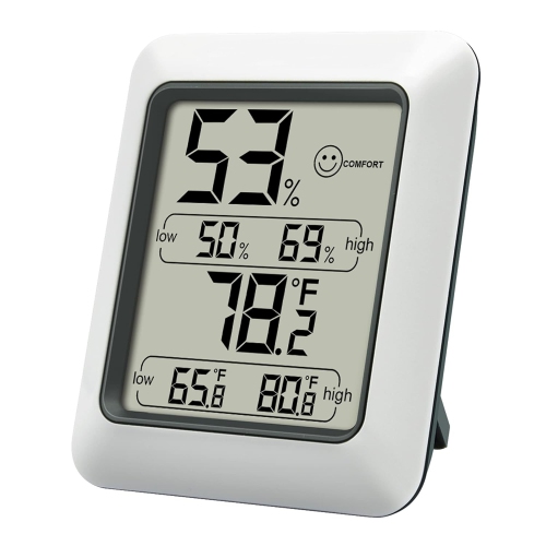 Thermomètre numérique d'intérieur Hygrometer avec thermomètre de