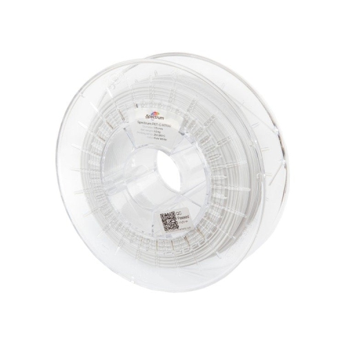 Pure White - 1.75mm Spectrum PET-G HT100 Filament - 0.5 kg
