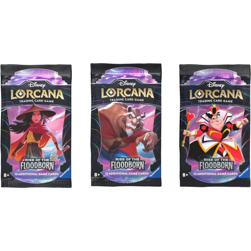 Ravensburger Disney Lorcana: Rise of the Flood Shapes Display with 24 Packs