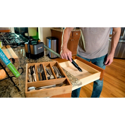 Worx WX030L 20V Power Share Cube Vac Cordless Compact Vacuum with Flex Hose and 2 Suction Speeds