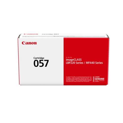 Refurbished Canon Genuine 057 Black Toner Cartridge Color image CLASS LBP220 / MF440C Series PN: 3009C001