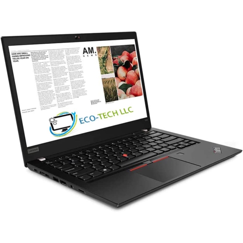 LENOVO ThinkPad T490S 14" Laptop, Intel Core i5-8365U 1.90GHz, 8GB RAM, 256GB SSD, Windows 10 Pro by LENOVO - Refurbished condition - Image 2