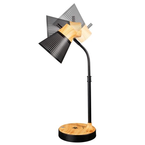 OttLite LED Table Lamp with Wireless Charging