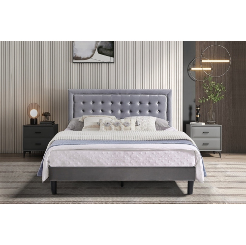 Infinite Imports - Megan Queen Platform Bed