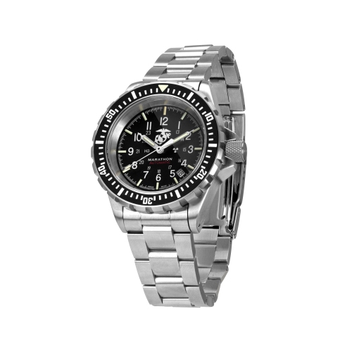 MARATHON- Official USMC Large Diver's Automatic with SS Bracelet with Marathon Clasp 41mm
