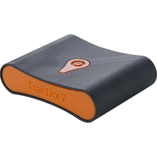 TRAKDOT  Luggage Tracker, Black/orange, One Size