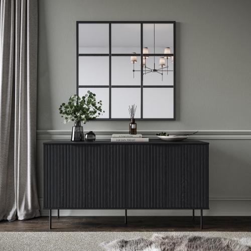Amber & Emily Leander Black Sideboard Buffet