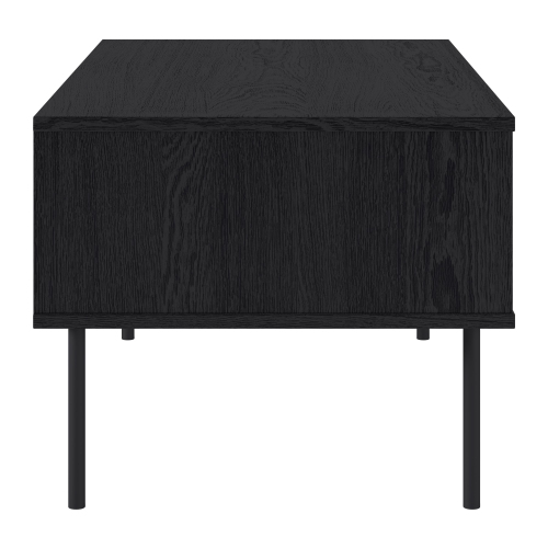 Amber & Emily Leander Black Fluted Coffee Table