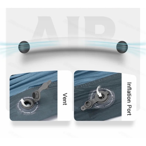 Naturehike Inflatable Tube Hammock Outdoor Camping Ultralight 210T Folding Hammock Portable Travel Break Swing