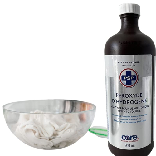 PSP Hydrogen Peroxide 3% USP Sterilization Solution H2O2 Skin Disinfectant