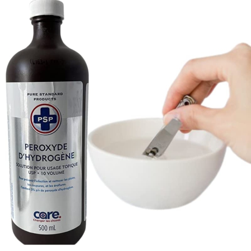 PSP Hydrogen Peroxide 3% USP Sterilization Solution H2O2 Skin Disinfectant