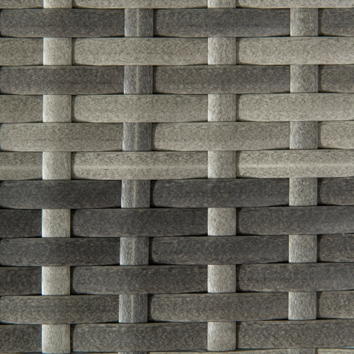 Outsunny Patio Wicker End Table, Outdoor PE Rattan Side Table, with Plastic Board Under the Full Woven Table Top for Patio, Garden, Balcony, Mixed