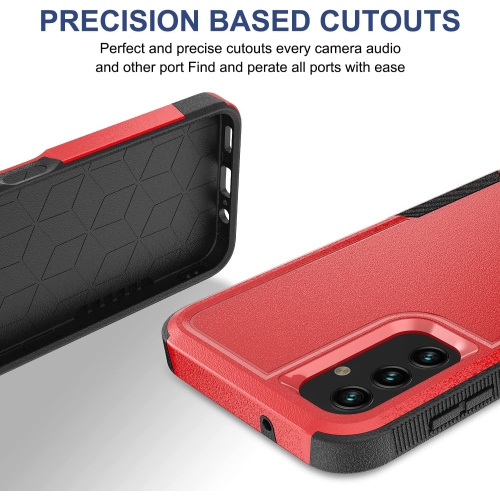 XCRS – Étui de protection double couche pour PC et TPUR, robuste, Tuff, testé contre les chutes pour Samsung Galaxy S23 FE 5G 2023