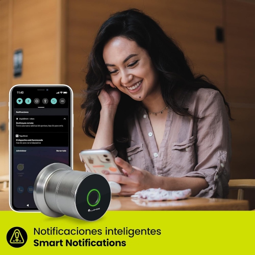 Lloyd's WiFi knob-Lock, with Finger Print Reader