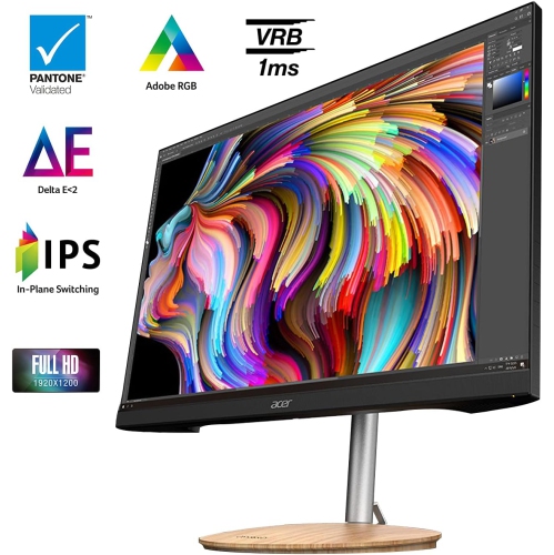 Acer ConceptD CM2 Series CM2241W BMIIPRZX 24" 16:10 Adaptive-Sync IPS Monitor
