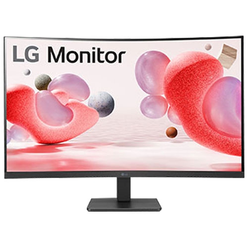 Open Box - LG 32" FHD 100Hz 5 ms Curved VA LCD - Black
