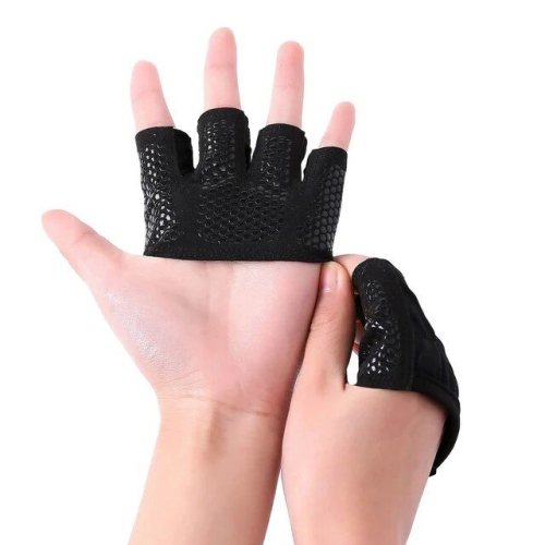 Fitness Half Finger Cots Grip Gloves Womens Gloves Fishing Gloves Exercise Gloves Gym Glove Fitness Exercise Gloves Outdoor Gloves Bike Riding Gloves