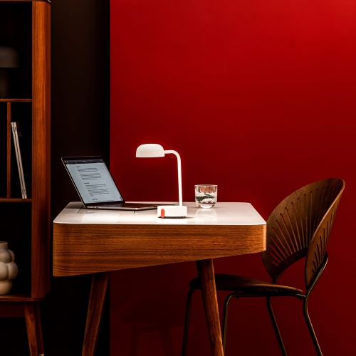 kooduu Fokus Portable LED Table Lamp, Cloudy White