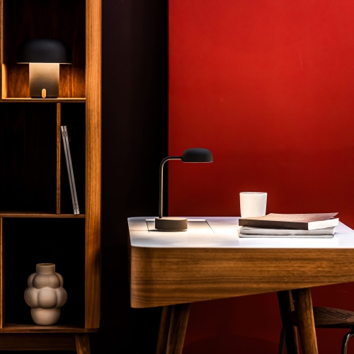 Lampe de table portative à DEL Fokus de Kooduu, anthracite