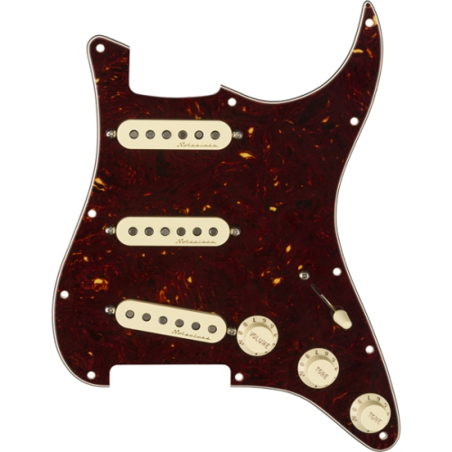 Plaque de protection précâblée Stratocaster sans fil SSS Vintage de Fender  - parchemin