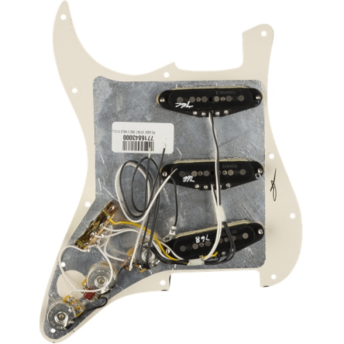 Plaque de protection précâblée Stratocaster sans fil SSS Vintage de Fender - écaille de tortue