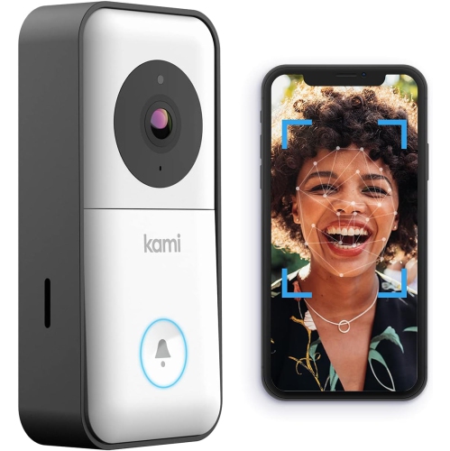 Kami Wireless Smart Video Doorbell Camera Wi-Fi with PIR Motion Detector