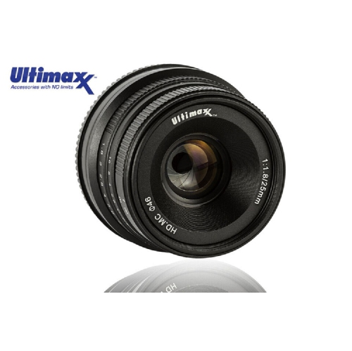 ULTIMAXX 25mm f/1.8 Manual Lens for Sony E Mount - 7PC Accessory Kit