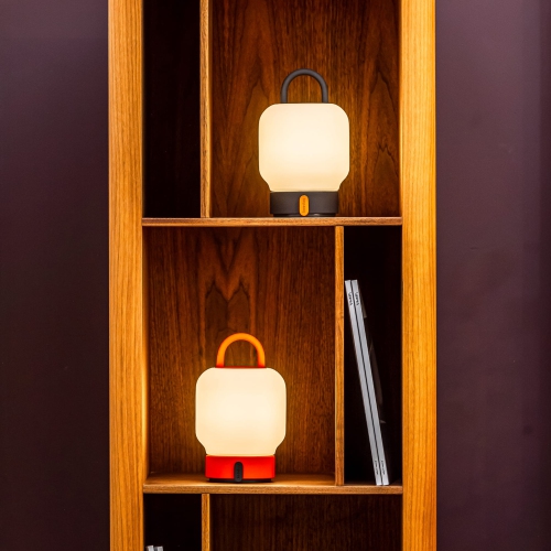 kooduu Loome Portable LED Table Lamp, Anthracite