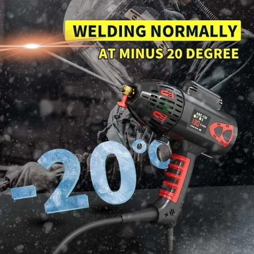 Portable Handheld 110V ARC Welding Machine - 130Amp Digital Display IGBT Inverter | Welding Tool Set with Toolbox Included