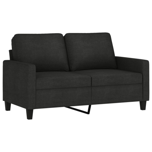 VIDAXL  2-Seater Sofa 120 Cm Fabric In Black