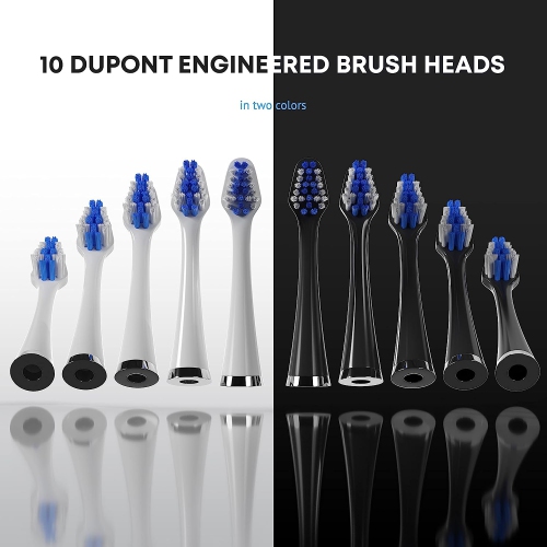 AquaSonic Duo Dual Handle Ultra Whitening 40,000 VPM Wireless Charging Electric Toothbrushes.