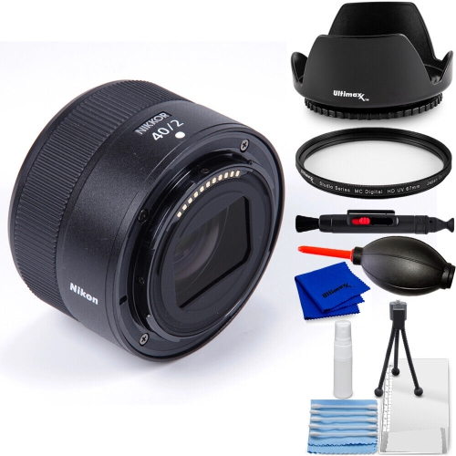 NIKON  Nikkor Z 40MM F/2 Lens 20102 - 7PC Accessory Bundle