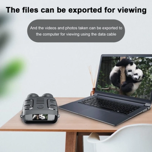 1080P Binocular Infrared Night Vision Device - 5X Digital Zoom for Hunting, Boating | Day/Night Use, Photo/Video Taking | Battery Powered