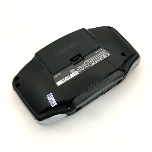 Authentic Refurbished Excellent Nintendo Gameboy Advance GBA Black Handheld Gaming BACKLIT IPS And Rechargeable Battery