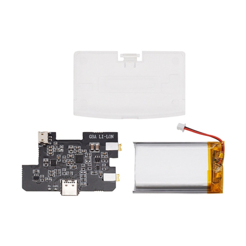 Authentic Refurbished Excellent Nintendo Gameboy Advance GBA Black Handheld Gaming BACKLIT IPS And Rechargeable Battery