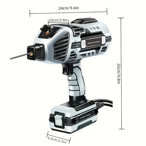 "Portable 110V Handheld Stick ARC Welder - IGBT Inverter for 3/32"-1/8" Wire Rod | Electric Welder Machine Kit