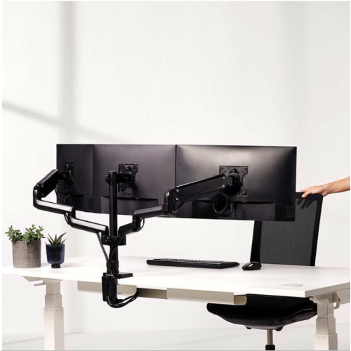 Adjustable Triple Arm Monitor
