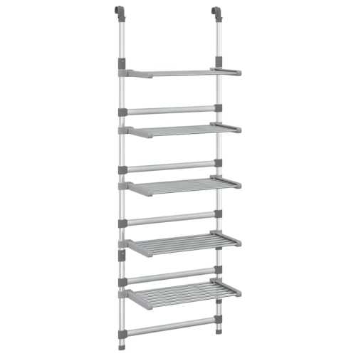 VIDAXL  5-Tier Hanging Laundry Drying Rack Aluminium