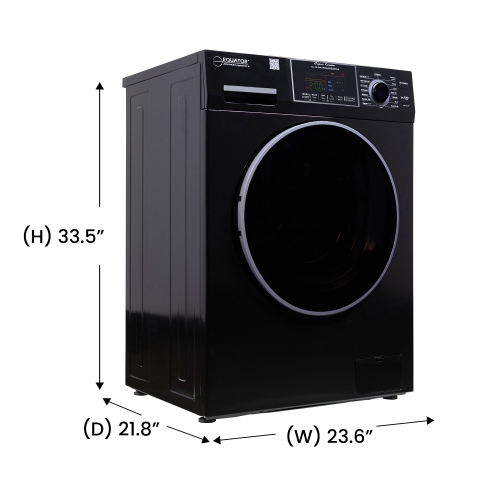 Equator All-in-One Washer Dryer VENTLESS/VENTED PET cycle 1.62cf/15lbs 110V