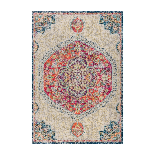 JONATHAN Y  Imara Bohemian Flair Boho Vintage Medallion Area Rug
